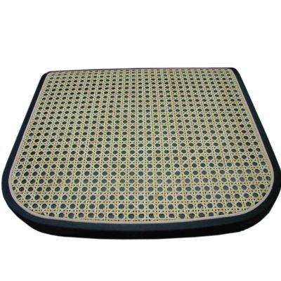 Sitzfläche für Thonet Freischwinger S32/S64 mit Wiener Geflecht und schwarzem Rahmen. Ersatzteil für Stuhlreparatur.